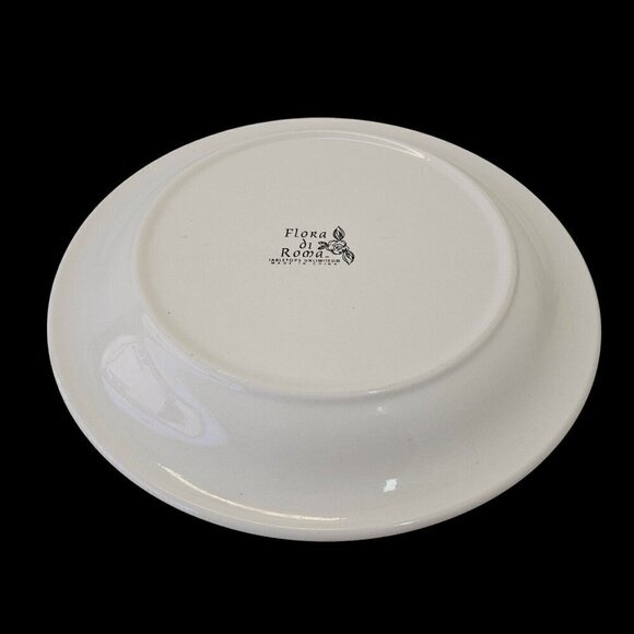 Tabletops 2 Swirl Ceramic Dinner Plates 10.75" Flora Di Roma Red Replacement - Picture 4 of 5